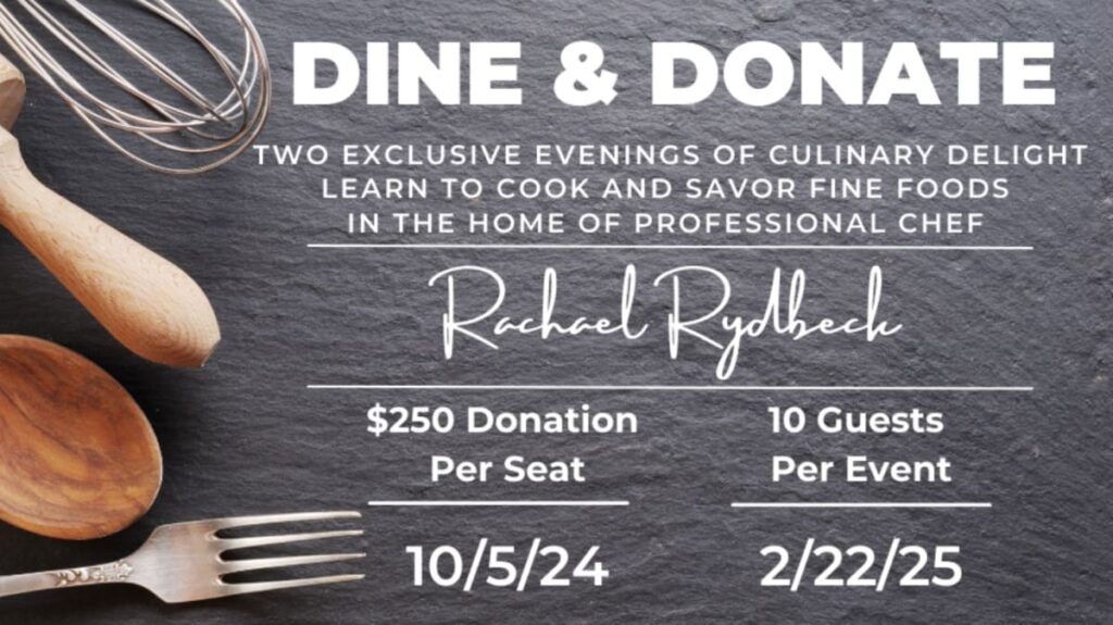 Dine & Donate Fundraiser graphic